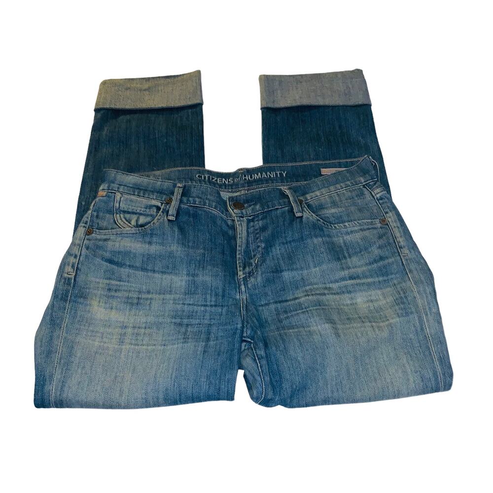 Citizens Of Humanity Anthropologie Jean's Dani Cropped Straight Leg Women Sz 27